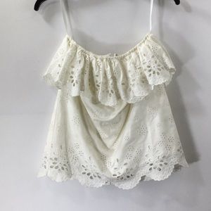 Milly of New York White Sleeveless Top size 2